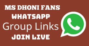 Read more about the article MS Dhoni Fans Whatsapp Group Links Join Live