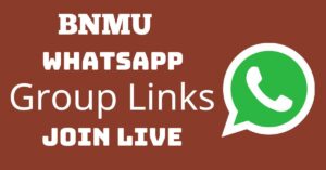 Read more about the article BNMU Whatsapp Group Links Join Live