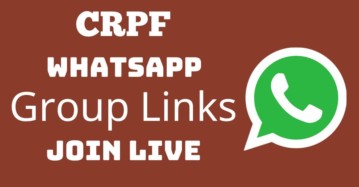 Read more about the article CRPF Whatsapp Group Links Join Live