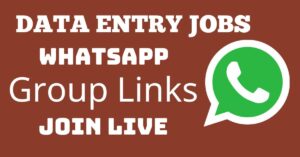 Read more about the article Data Entry Jobs Whatsapp Group Links Join Live