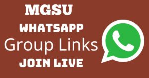 Read more about the article MGSU Whatsapp Group Links Join Live