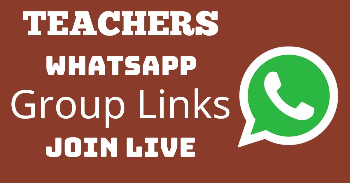 Read more about the article Teachers Whatsapp Group Links Join Live